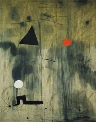 The Birth of the World by Joan Miró