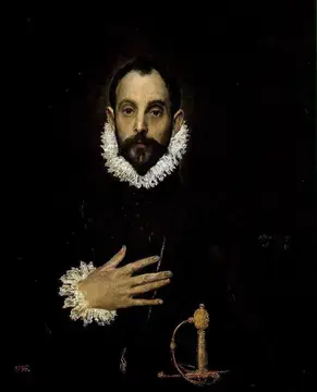 The Nobleman with his Hand on his Chest by El Greco
