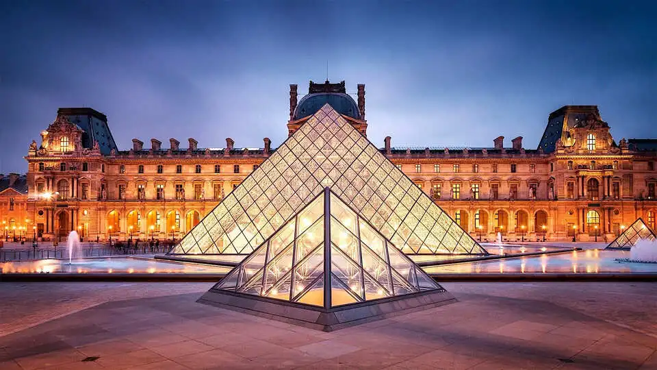Louvre Museum in Paris, France