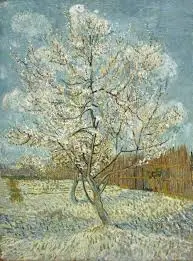 The Pink Peach Tree by Vincent van Gogh