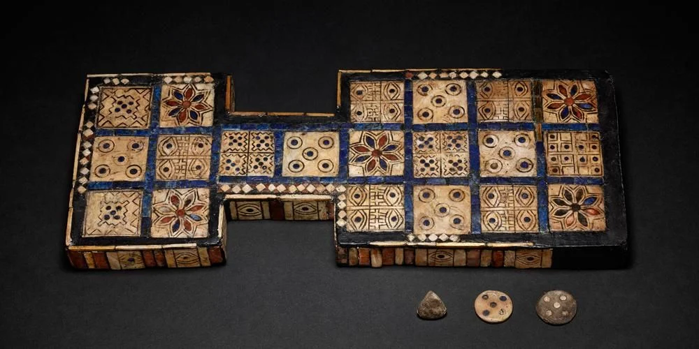 Royal Game of Ur by Sumerian craftsmen