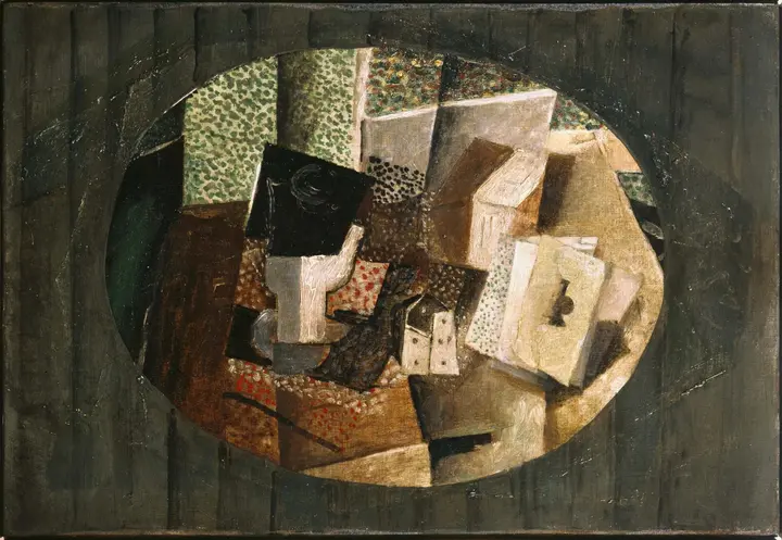 Cartes et dés (Cards and Dice) by Georges Braque