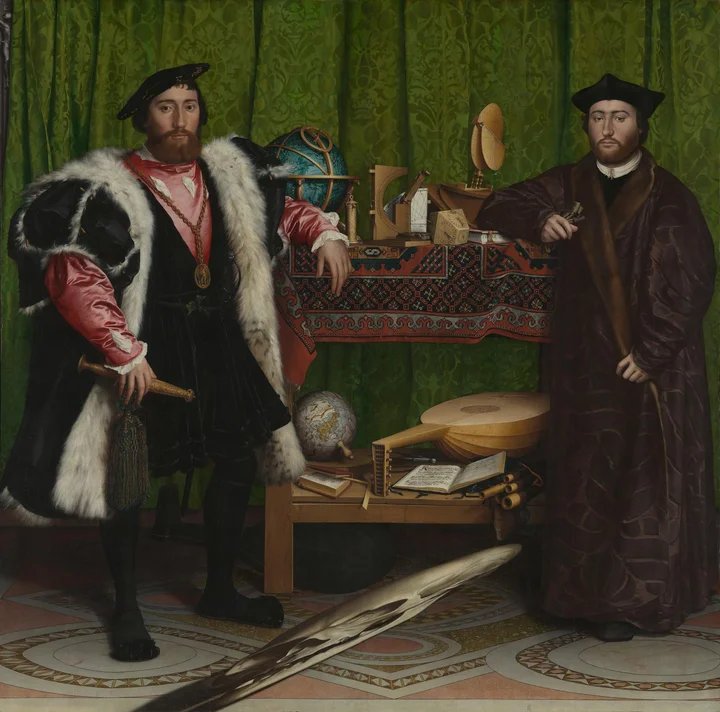 The Ambassadors by Hans Holbein the Younger