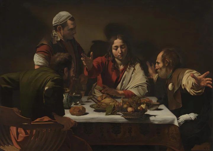 The Supper at Emmaus by Caravaggio