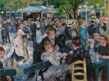Bal du moulin de la Galette by Pierre-Auguste Renoir