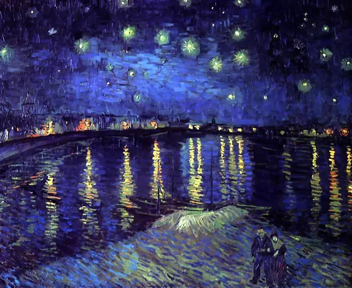 Starry Night over the Rhône by Vincent van Gogh