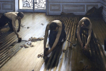 The Floor Scrapers by Gustave Caillebotte