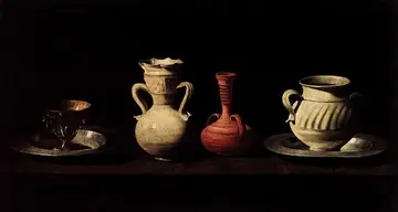 Still Life with Vessels by Francisco de Zurbarán