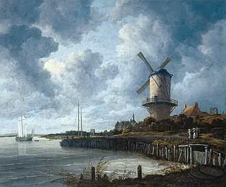 The Windmill at Wijk bij Duurstede by Jacob van Ruisdael