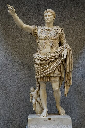 Augustus of Prima Porta by Roman imperial portrait
